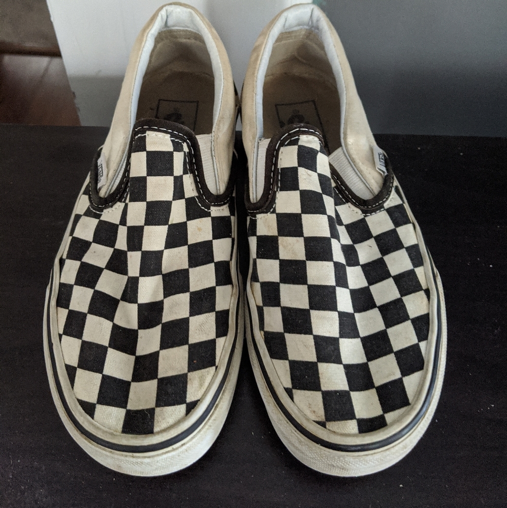 Checkered Vans